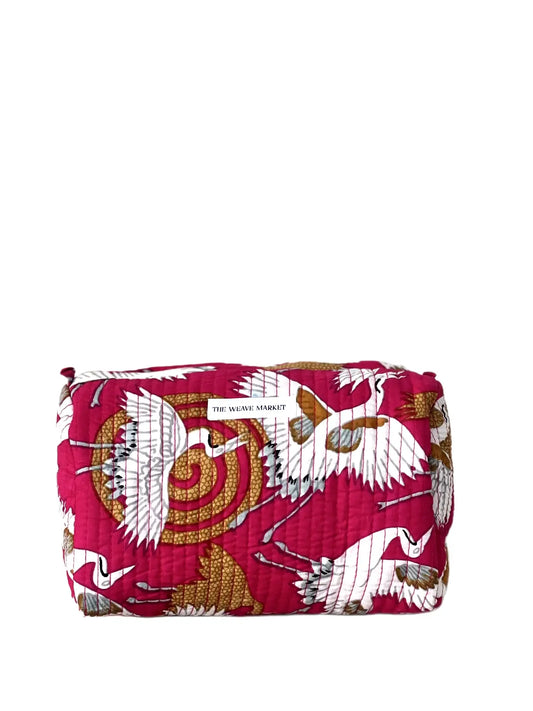 Flying Swan Pink Pouch