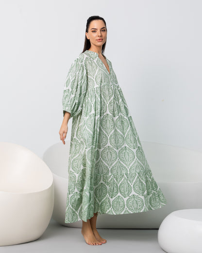 Full flared Cotton Maxi
