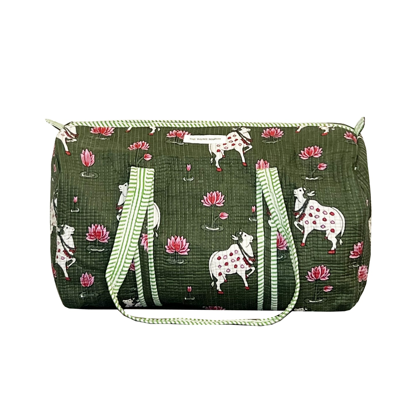 PICHWAI - GREEN DUFFLE BAG