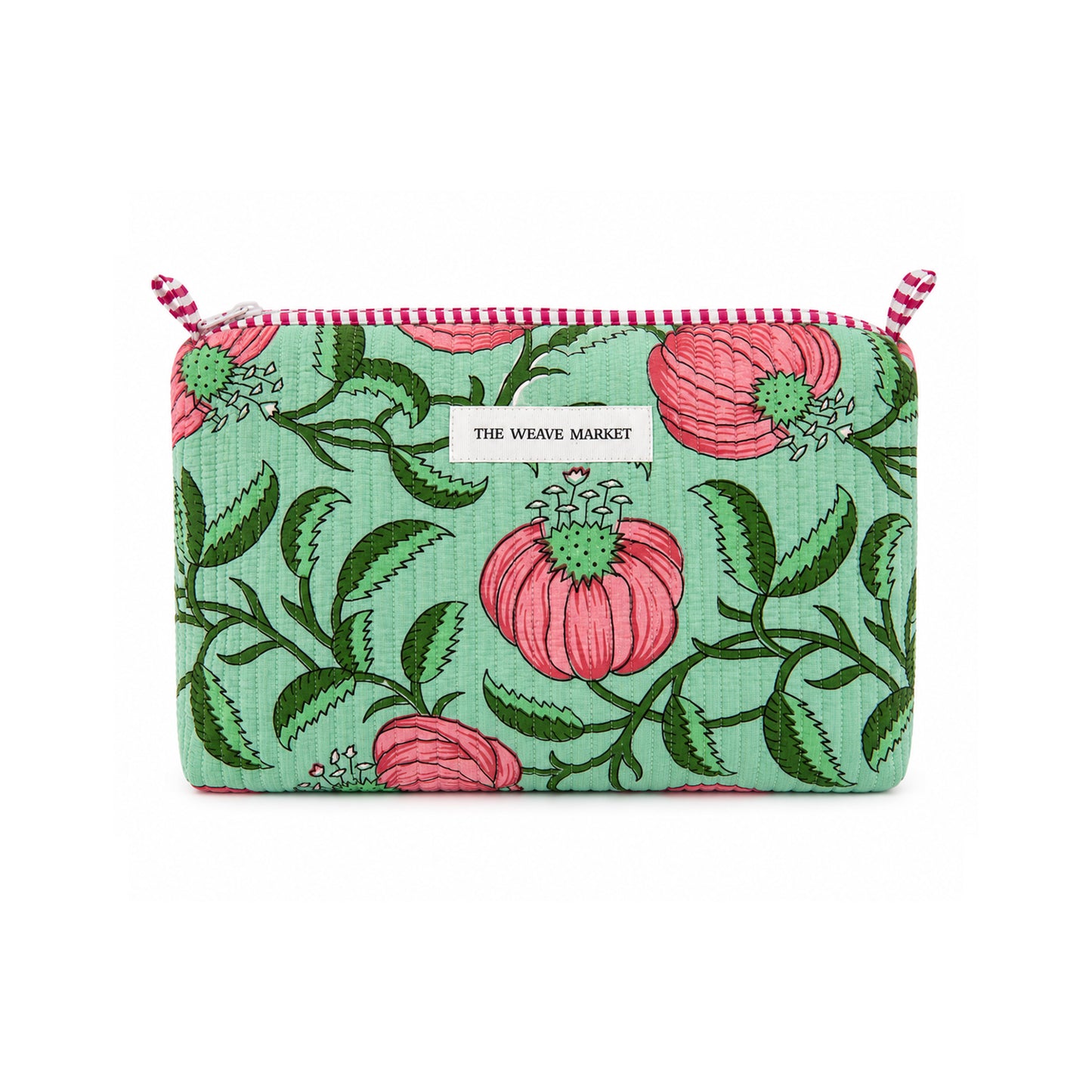 Green Cotton Pouch bag