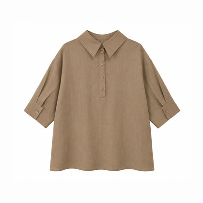 The Elara Linen Top