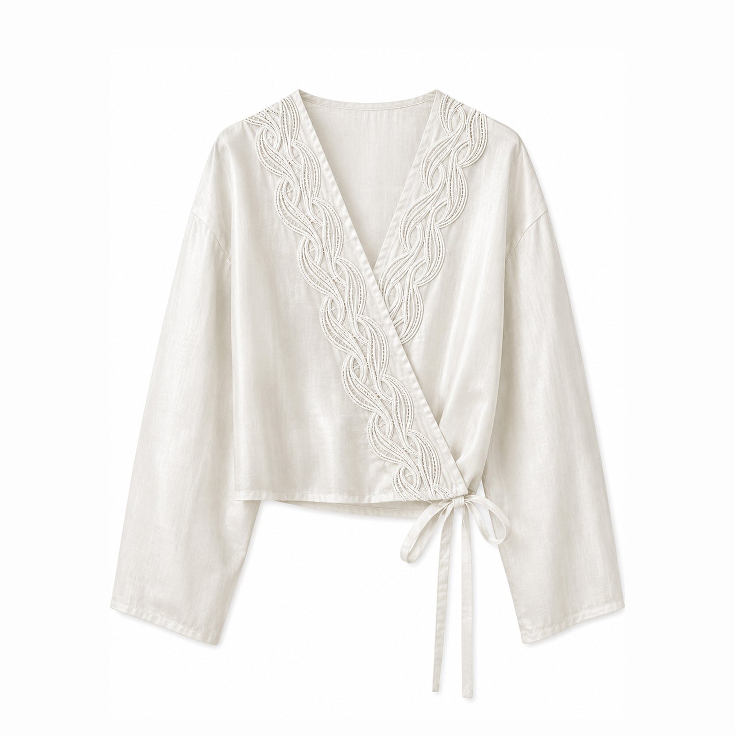 Pearl Weave - Linen Wrap Tunic