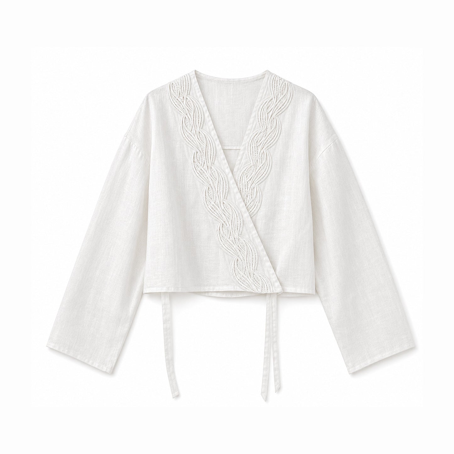 Pearl Weave - Linen Wrap Tunic