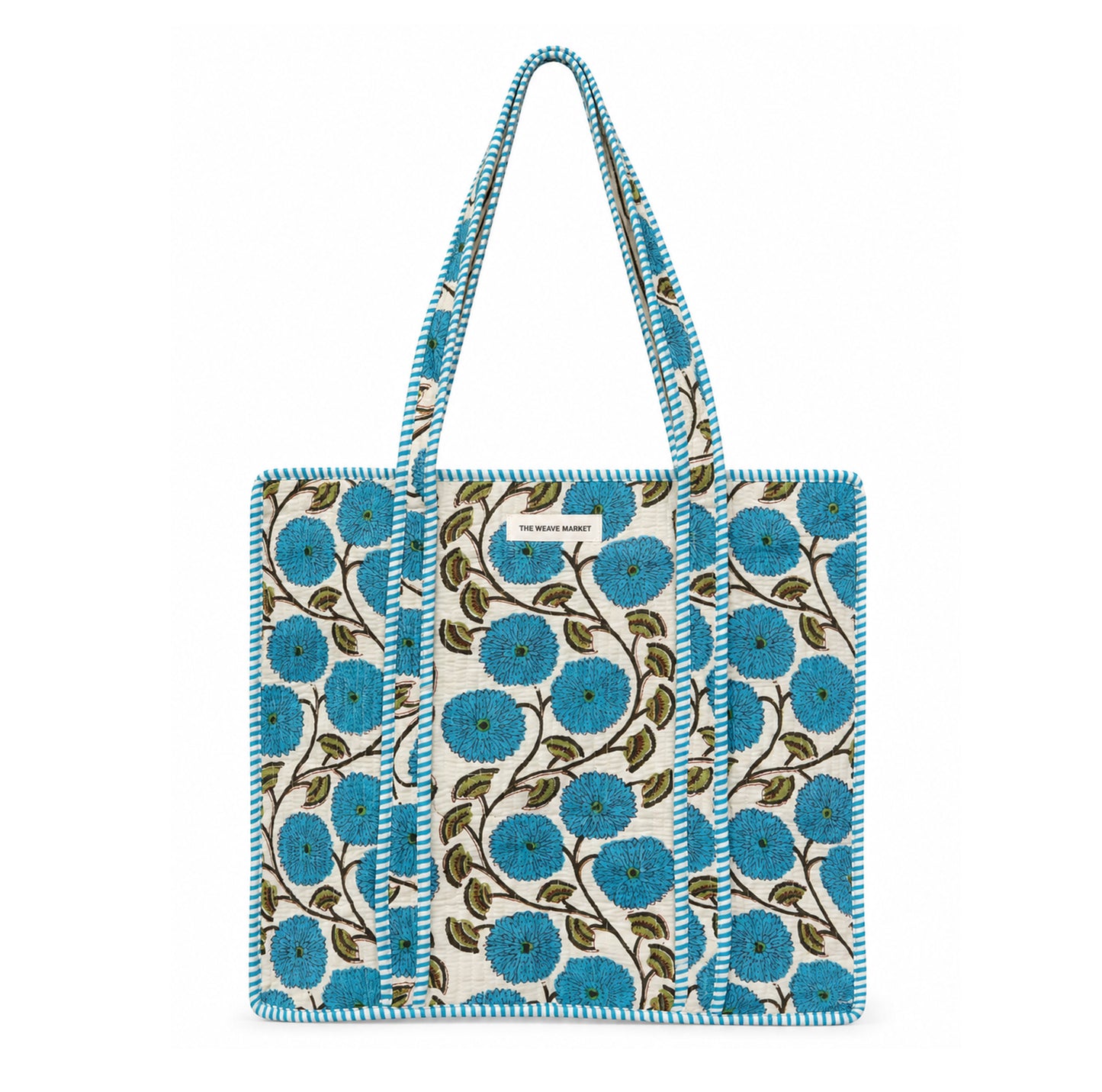 Large Floral Designer Tote Bag