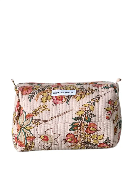Pastel Garden - Pink Pouch