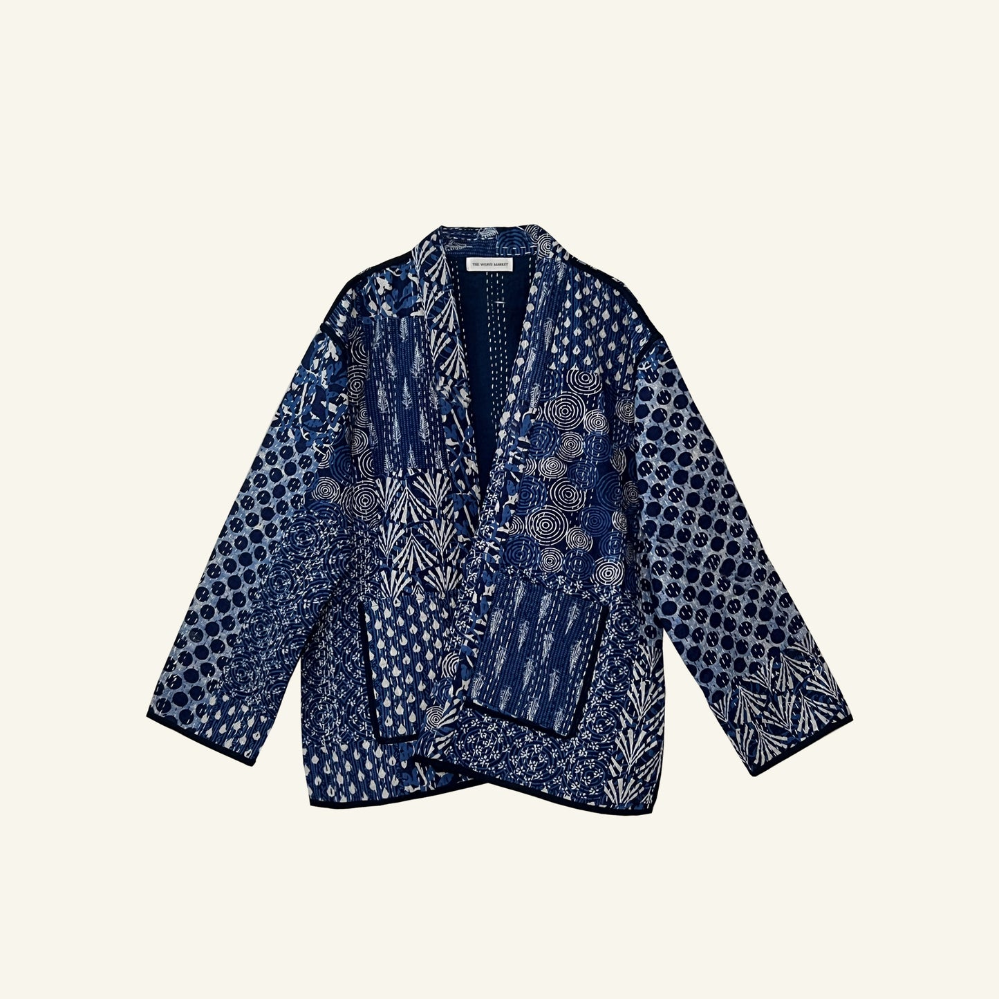 PORCELAIN BLUE - KANTHA JACKET