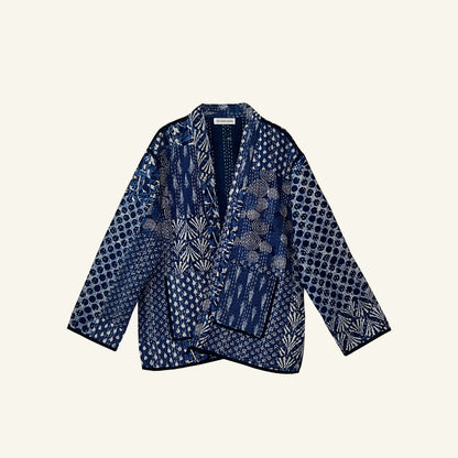 PORCELAIN BLUE - KANTHA JACKET