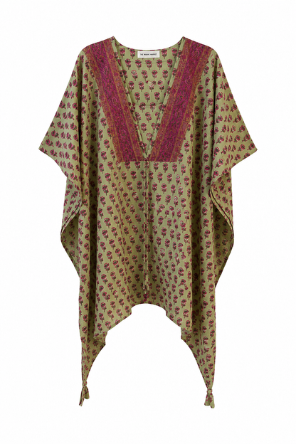 Olive Green Summer Kaftan