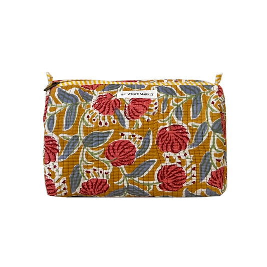 Daisy Days - Mustard Pouch ( Set of 3 )