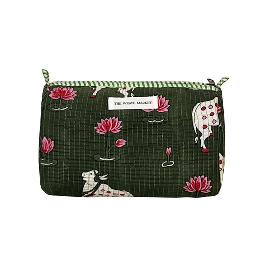 PICHWAI - GREEN POUCH ( Set of 3 )