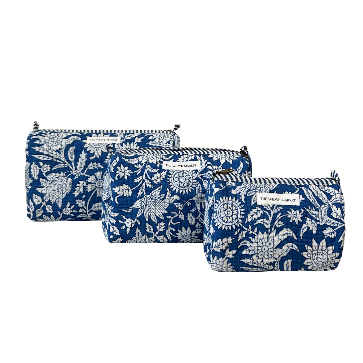 THE BLUE POTTERY - POUCH (Set of 3)
