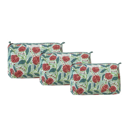 DAISY DAYS - GREEN POUCH (Set of 3)