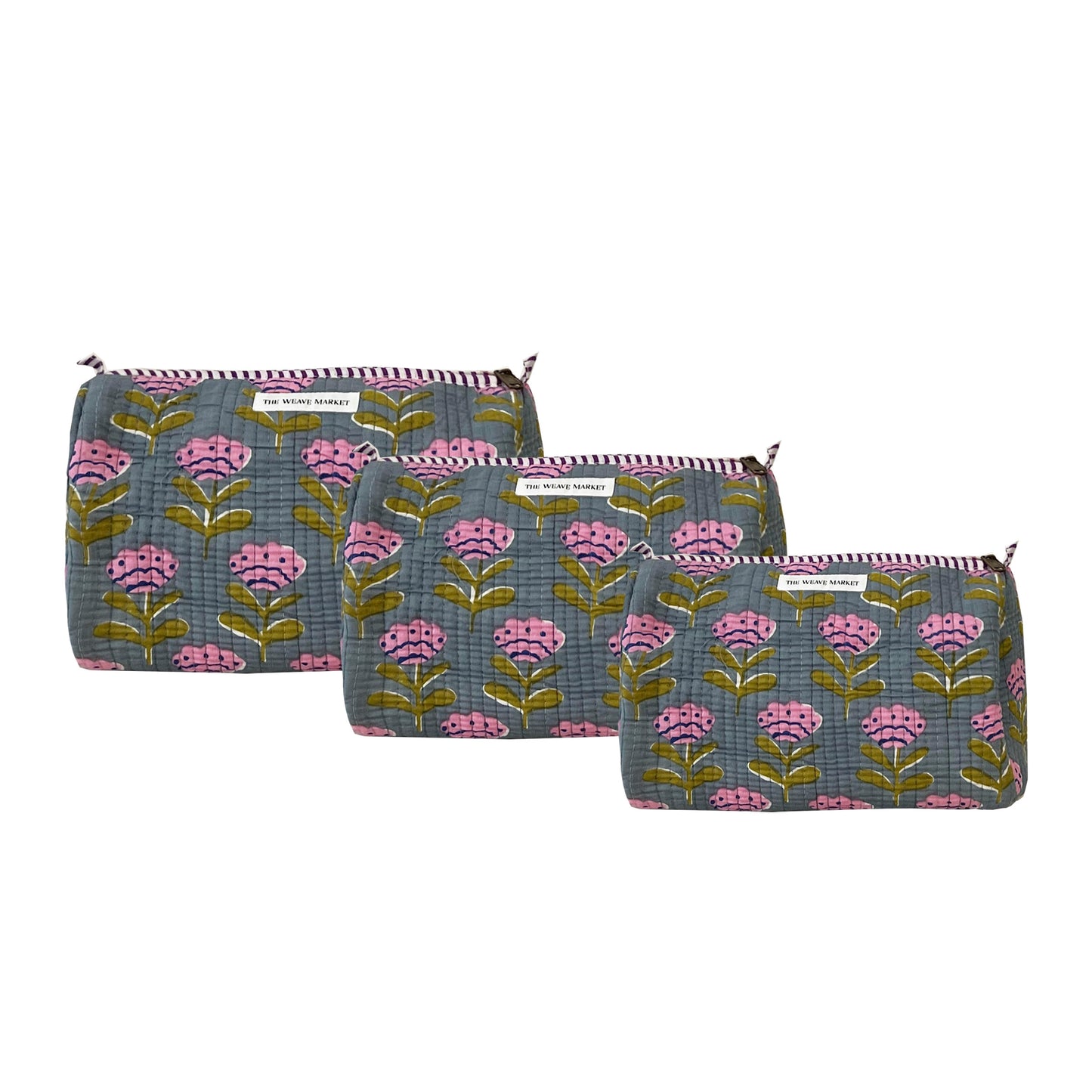 THE BLOOM TRAIL- POUCH (Set of 3)