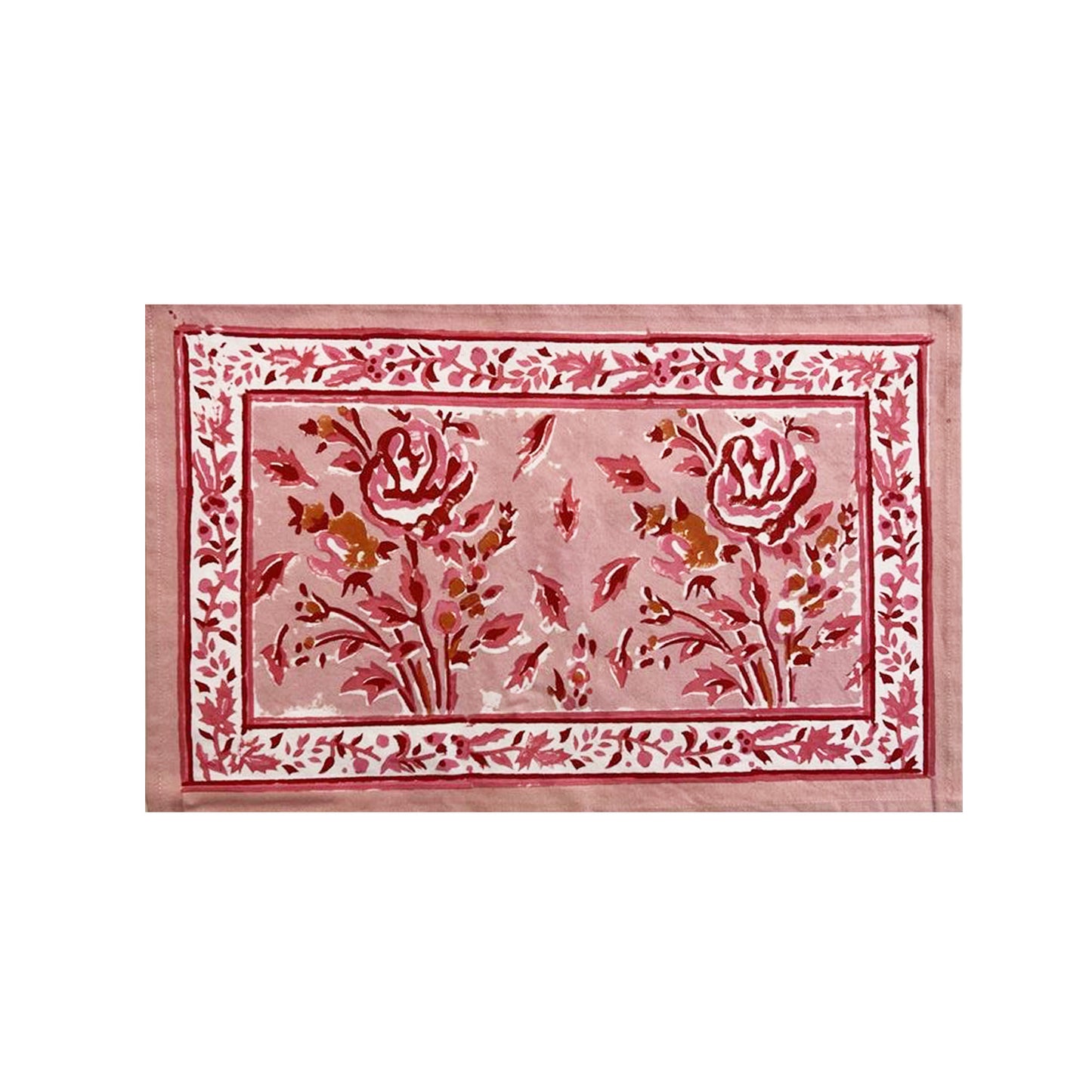 Pink Floral Pattern Placemat