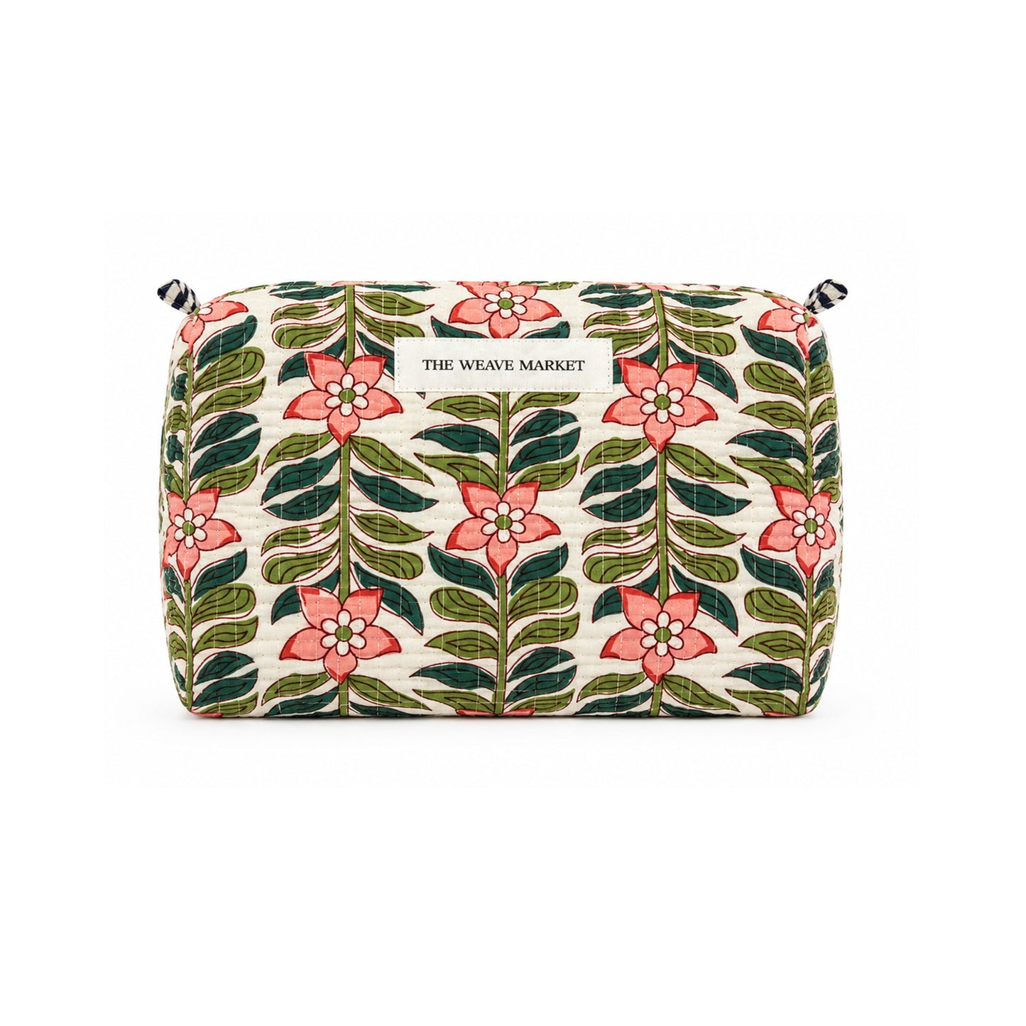 Pink Flowers pouch bag