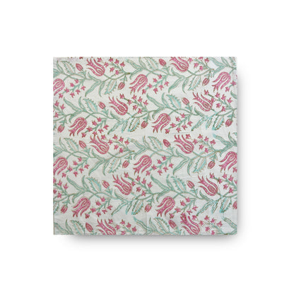 Pink Green Cotton Napkin