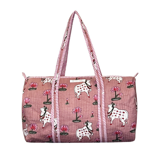 Pink Travel Duffle Bag
