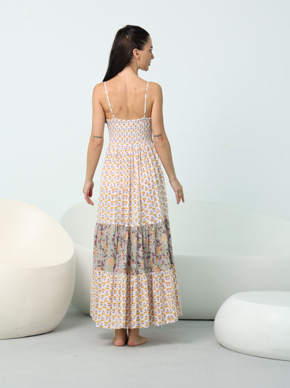 Printed Summer Maxi Dress