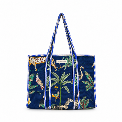 African Safari - Blue Tote