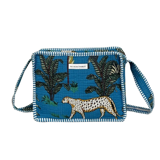 AFRICAN SAFARI - BLUE SLING BAG