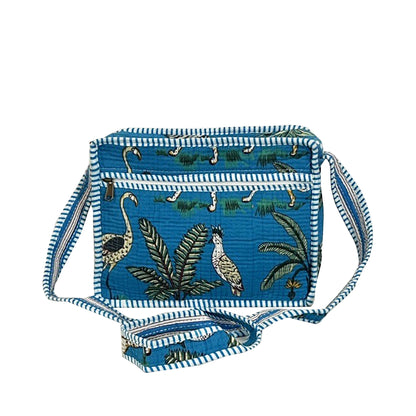 AFRICAN SAFARI - BLUE SLING BAG
