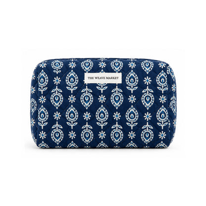 Sapphire Blue Cosmetic Pouch