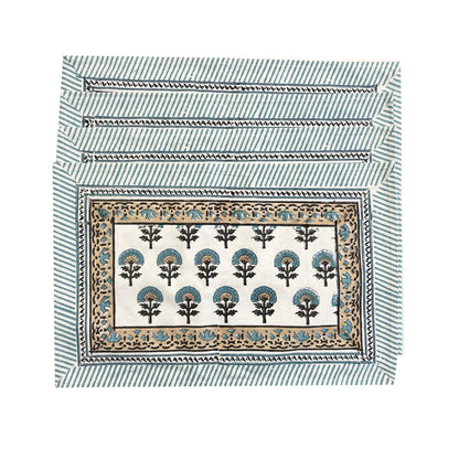 Set of Block Printed Placemats