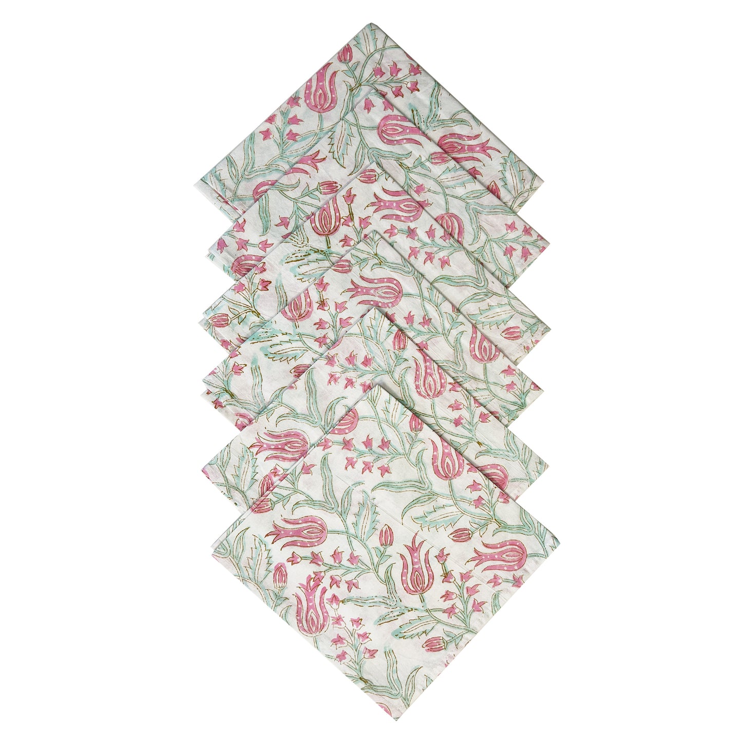 Set of Cotton Printed Napkins
