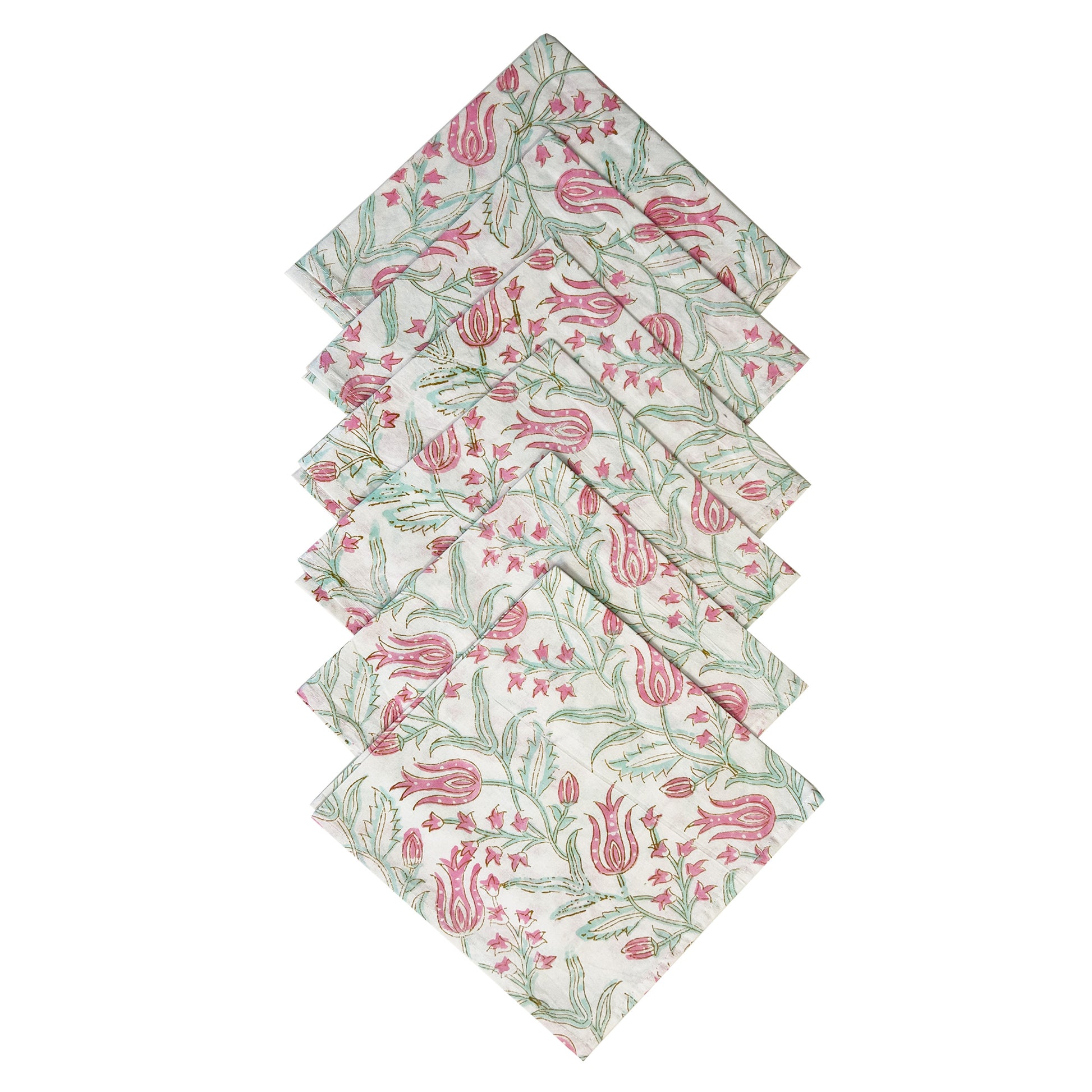 Set of Cotton Printed Napkins
