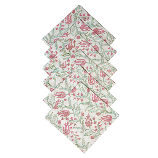 Set of Cotton Printed Napkins