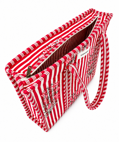 Striped Handmade Tote Bag