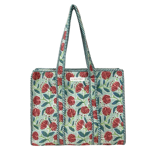 DAISY DAYS - GREEN TOTE