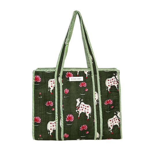 PICHWAI - GREEN TOTE