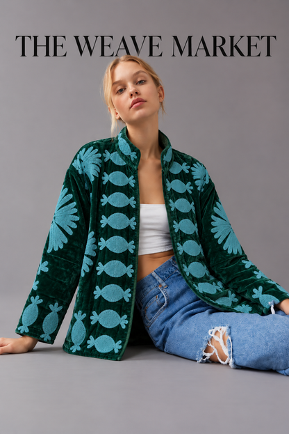 Medallion - Green velvet Jacket