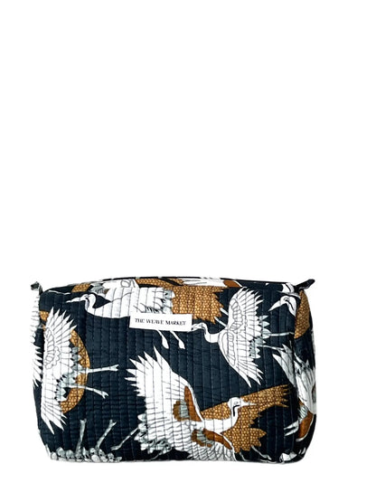 The Flying Swan Blue Pouch