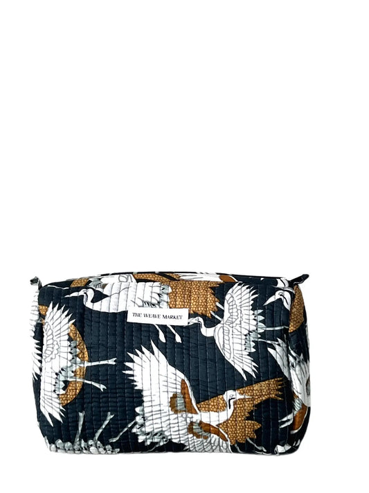 The Flying Swan Blue Pouch