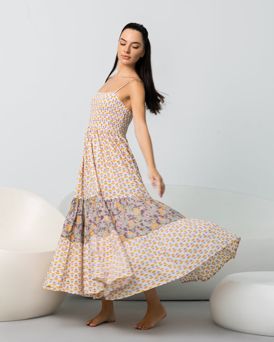 Mimosa Spaghetti Strap Maxi