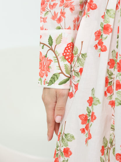 Blossom White Floral Maxi