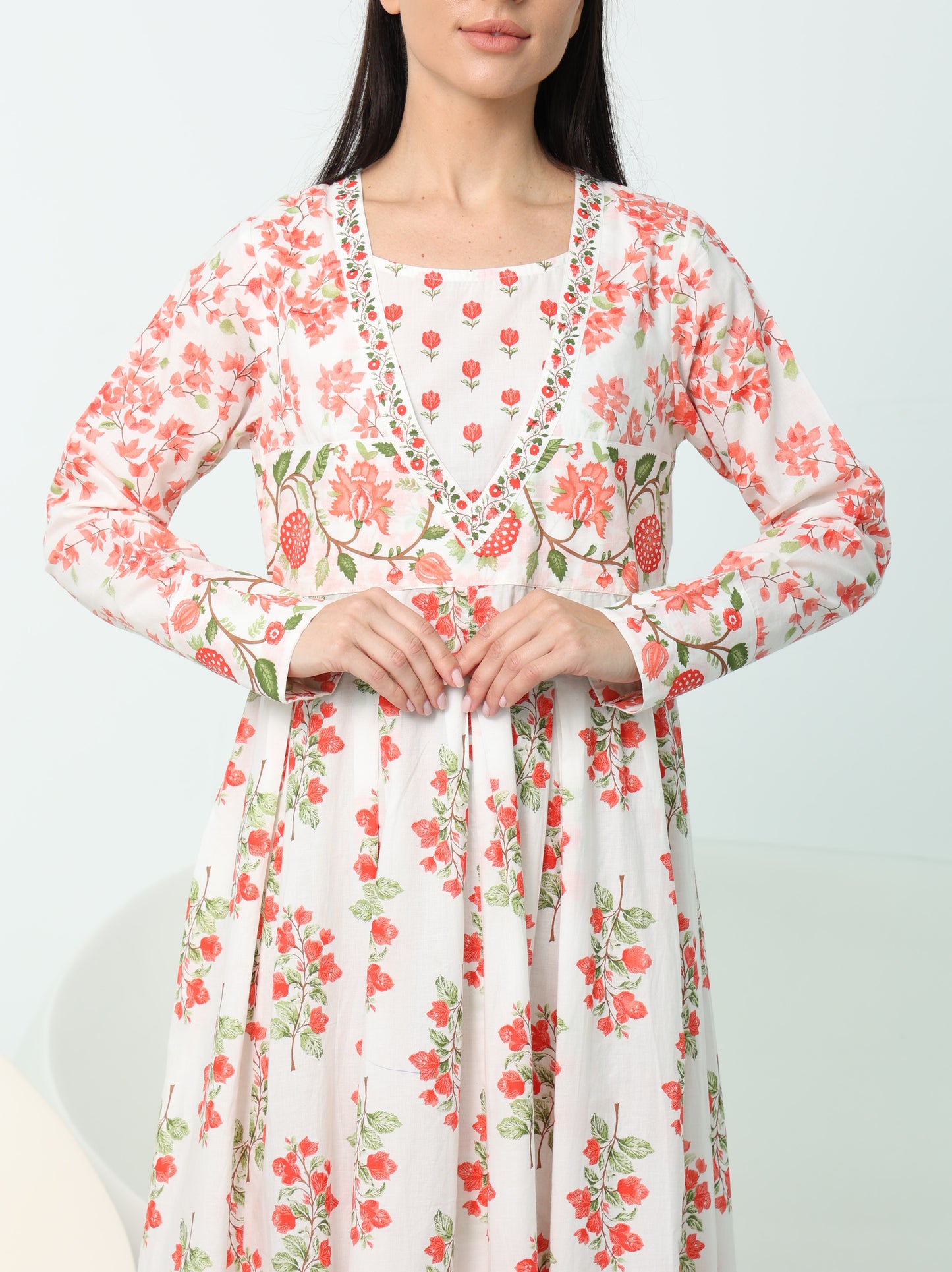Blossom White Floral Maxi