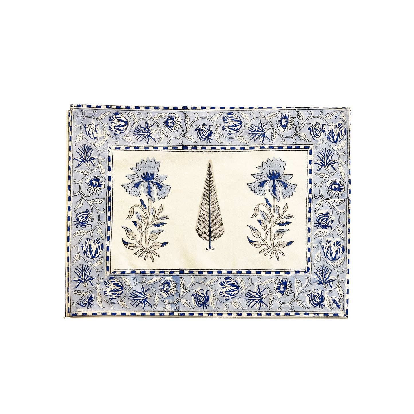 White Floral Placemats