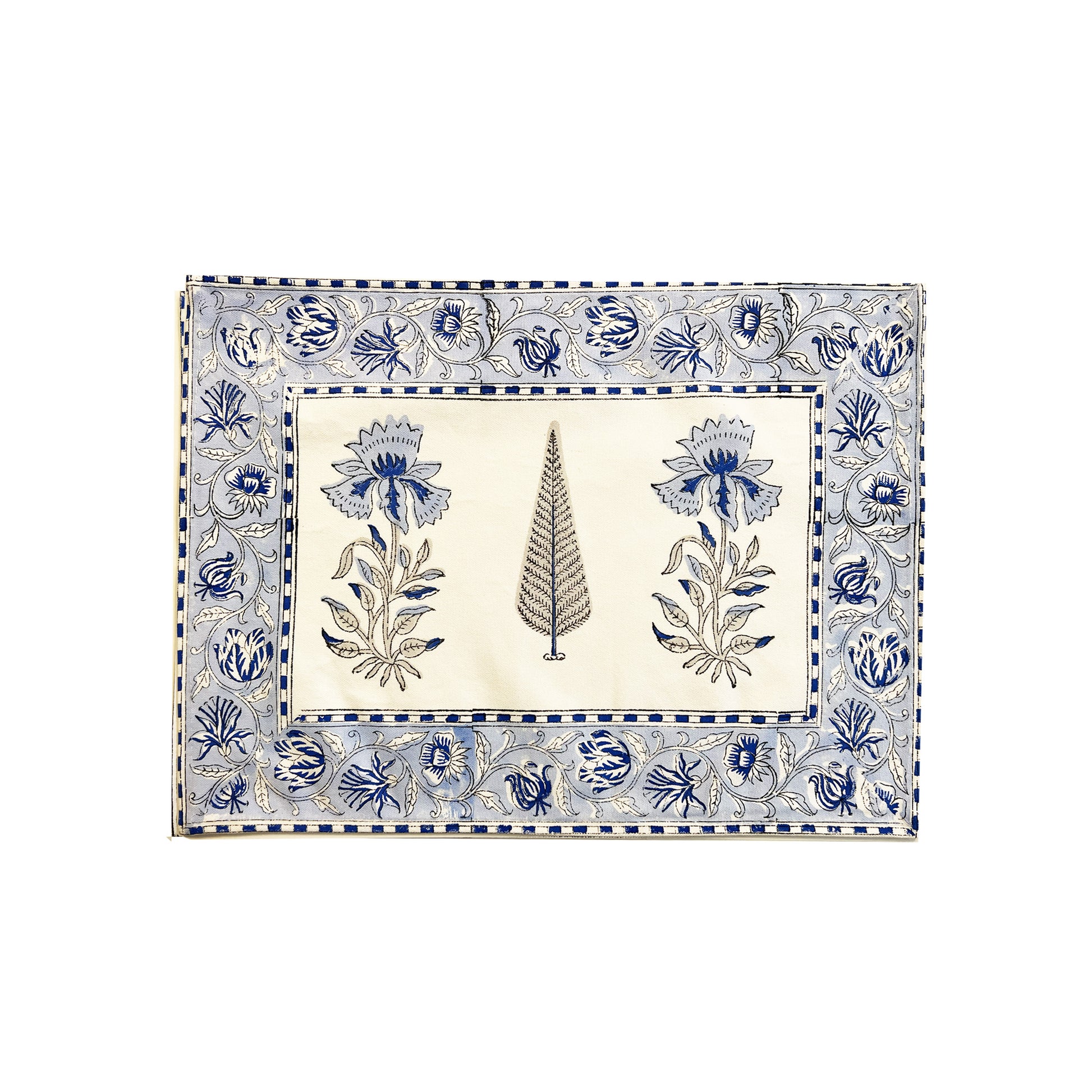 White Floral Placemats