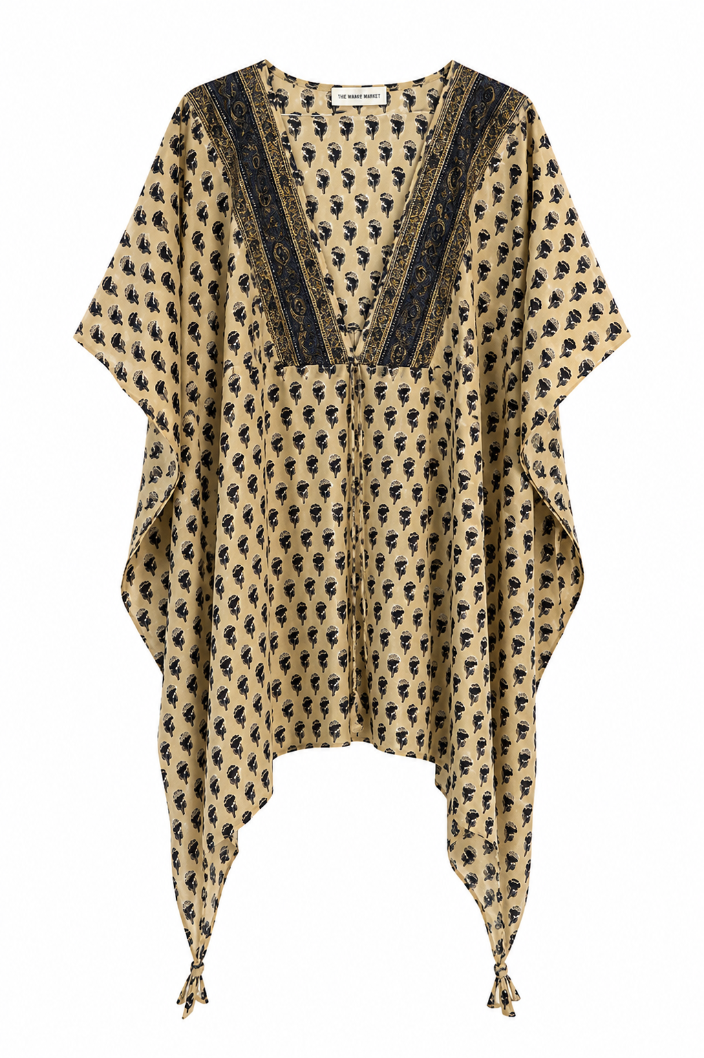 Yellow Printed Style Kaftan Dubai