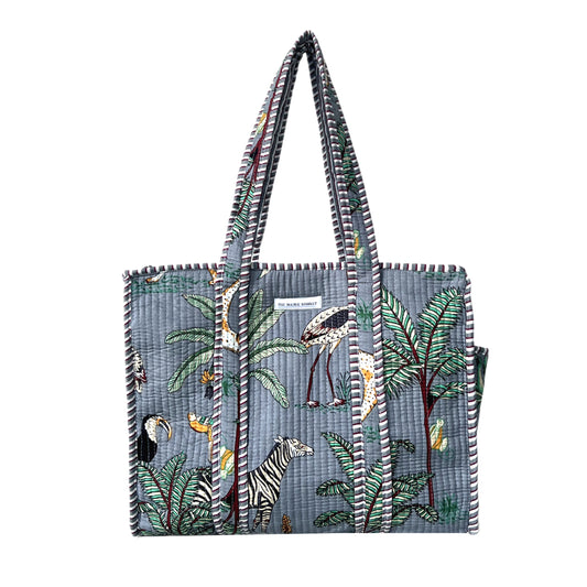 African Safari - Grey Tote Bag