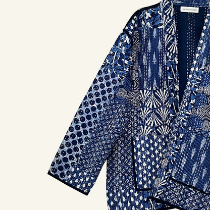 PORCELAIN BLUE - KANTHA JACKET