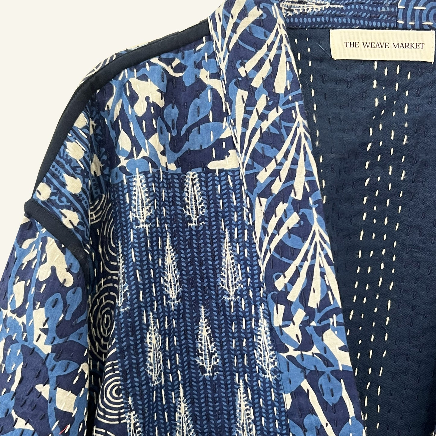 PORCELAIN BLUE - KANTHA JACKET